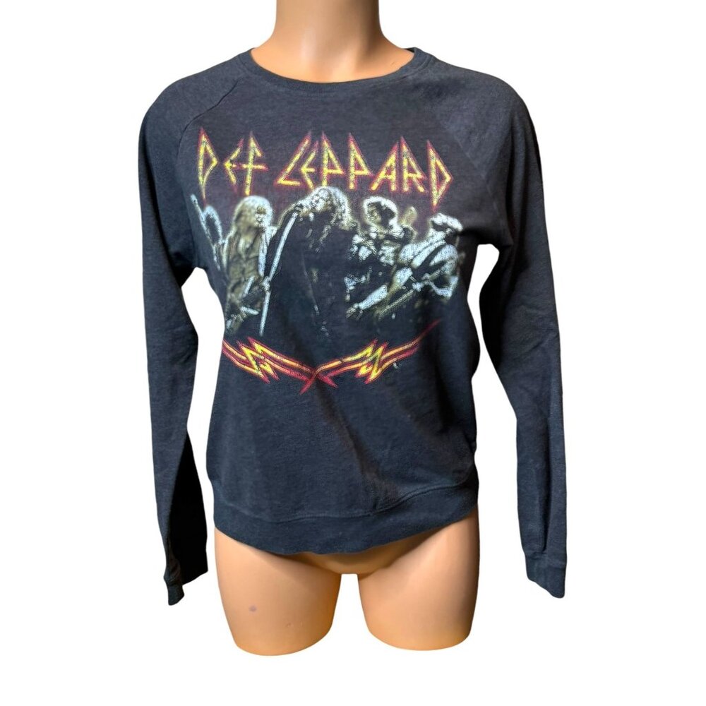 Def Leppard Graphic Womens Crewneck Sweatshirt
